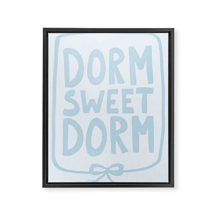 Dorm Sweet Dorm Framed Canvas Print Gallery Image 1