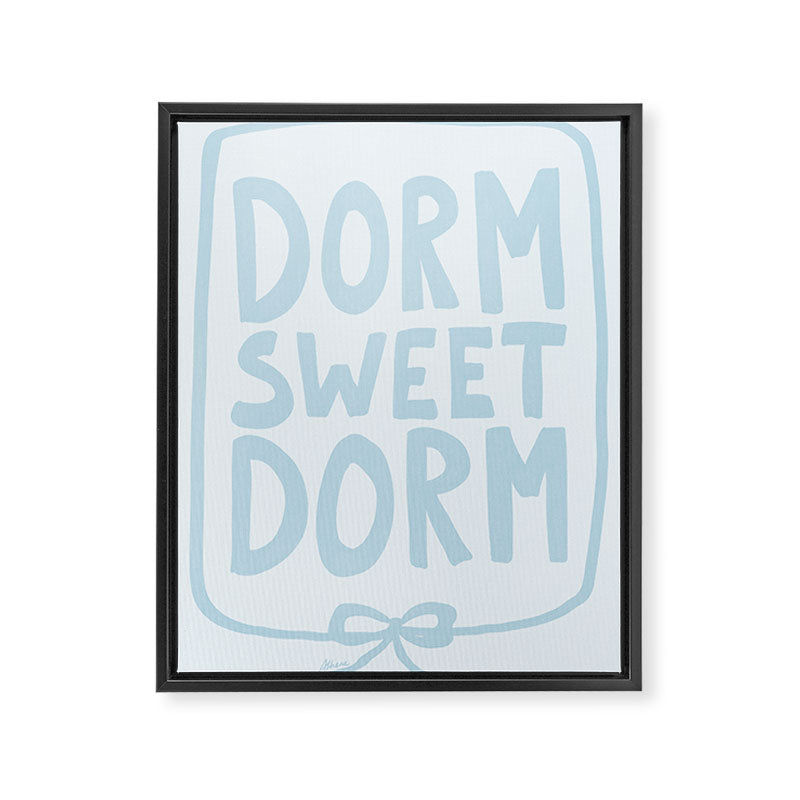 Dorm Sweet Dorm Framed Canvas Print Gallery Image 6