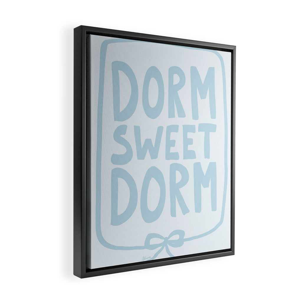 Dorm Sweet Dorm Framed Canvas Print Gallery Image 2