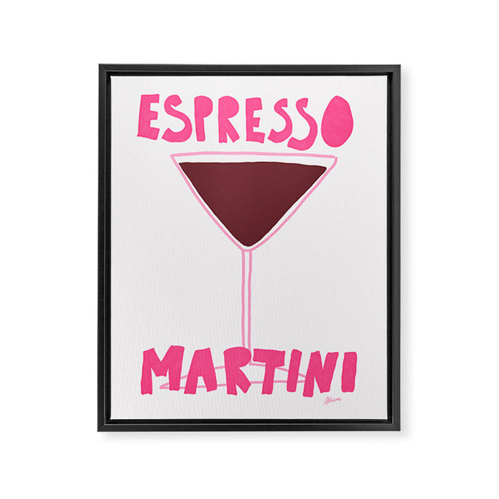 Espresso Martini Framed Canvas Print Gallery Image 1