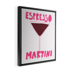 Espresso Martini Framed Canvas Print Gallery Image 2