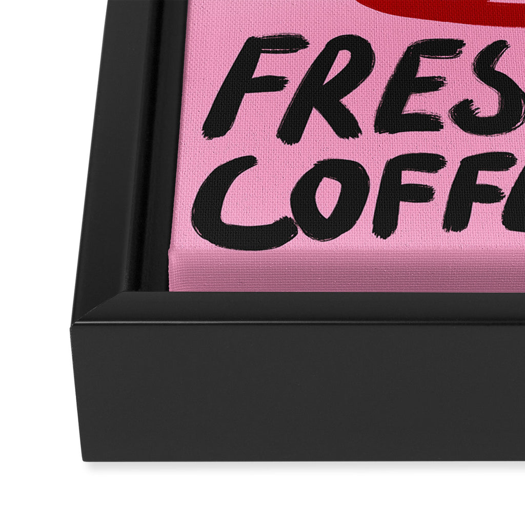 Fresh Coffee Framed Canvas Print Gallery Image 3
