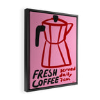 Fresh Coffee Framed Canvas Print Gallery Image 2