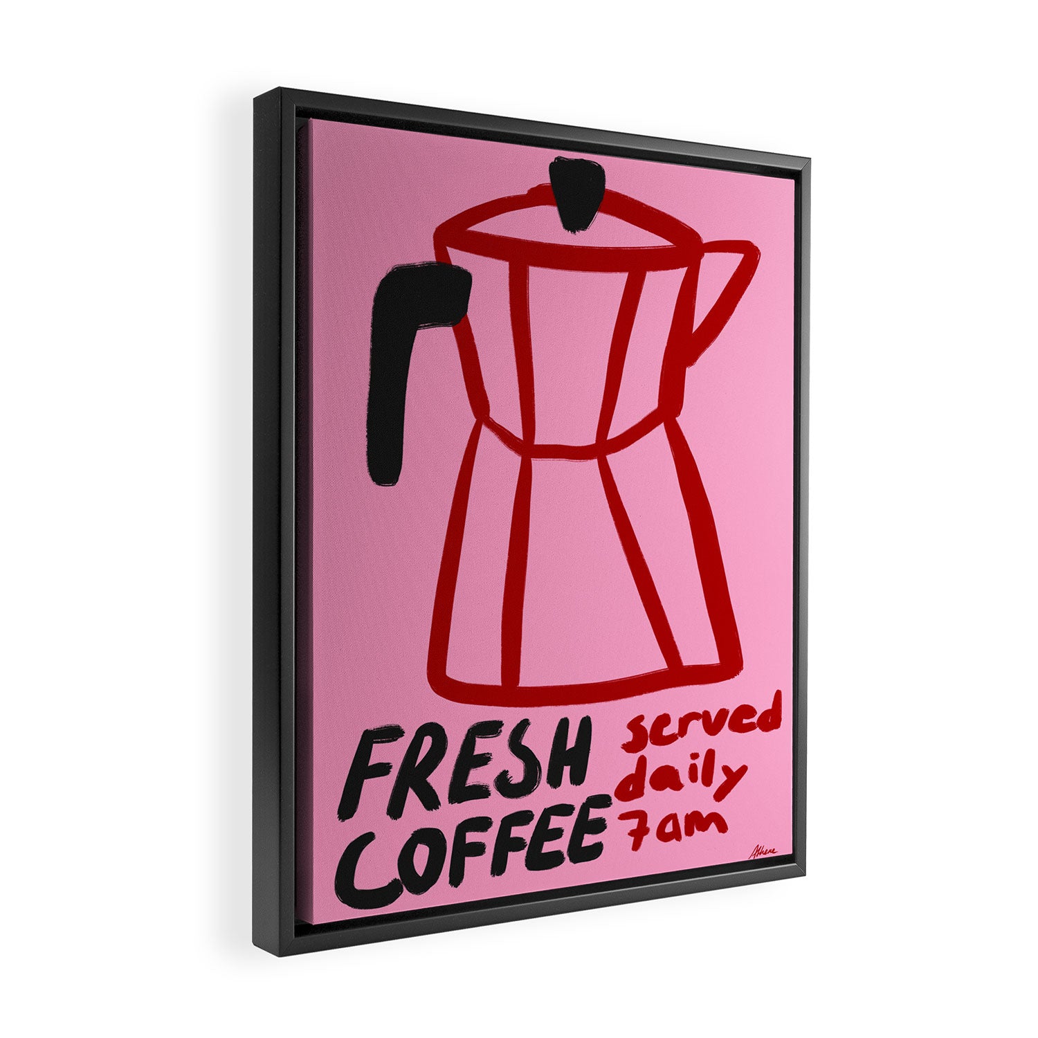 Fresh Coffee Framed Canvas Print Gallery Image 2