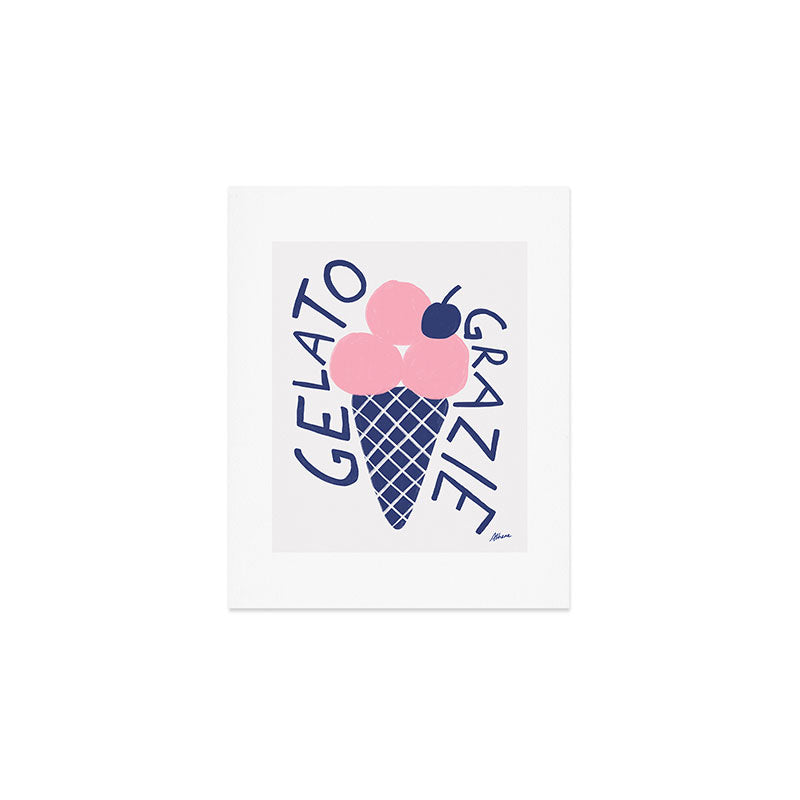 Gelato Grazie Art Print Gallery Image 1