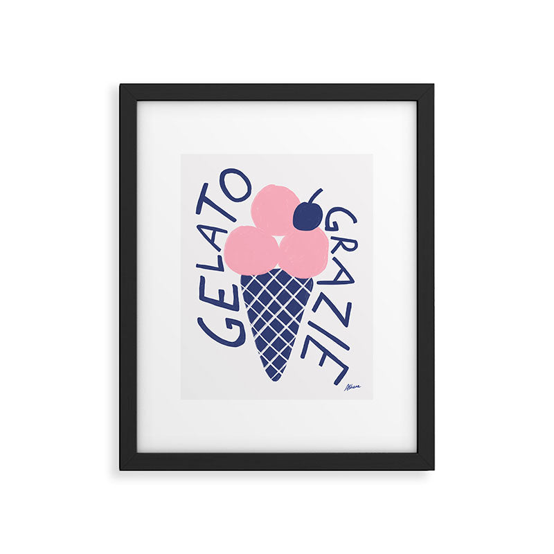 Gelato Grazie Framed Art Print Gallery Image 5