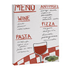 Italian Menu Canvas Print Gallery Image 6
