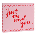 Just Me And You - Pink and Red Canvas Print Gallery Image 12