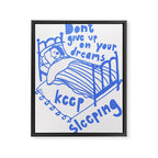 Keep Sleeping Framed Canvas Print Gallery Image 6