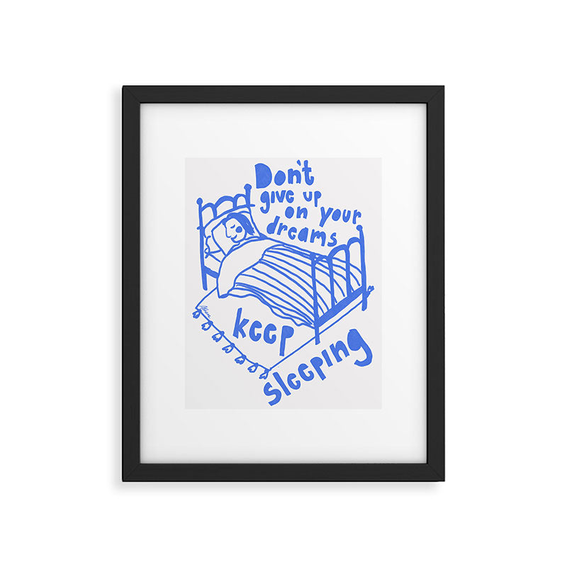 Keep Sleeping Framed Art Print Gallery Image 5