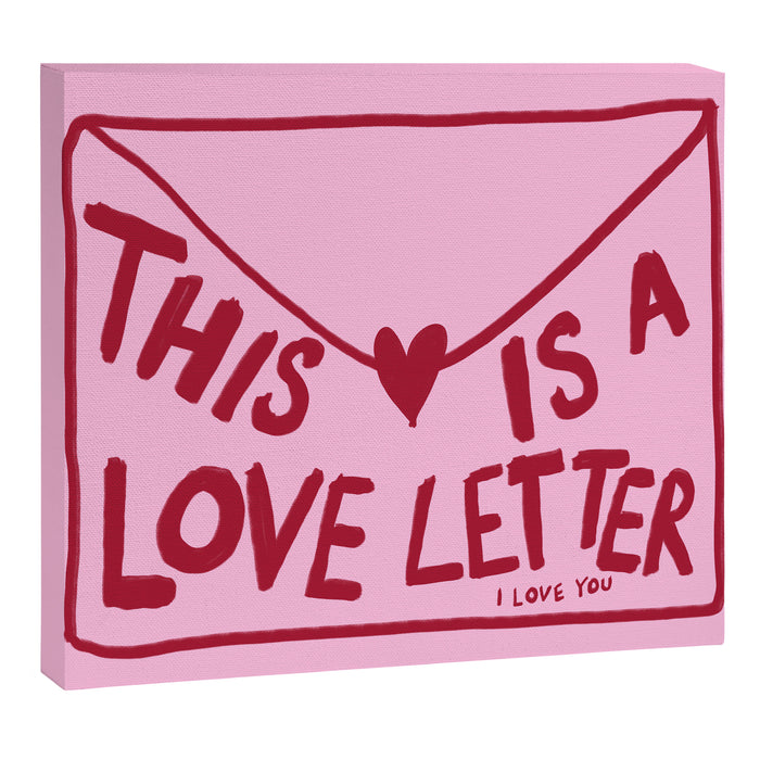 Love Letter - Horizontal Canvas Print Gallery Image 1