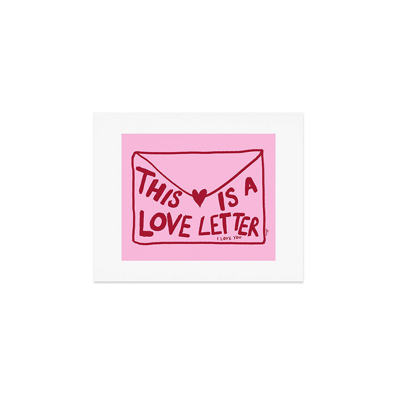 Love Letter - Horizontal Art Print Gallery Image 1