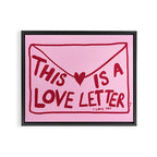 Love Letter - Horizontal Framed Canvas Print Gallery Image 12