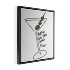 Martini Three Olives Framed Canvas Print Gallery Image 2