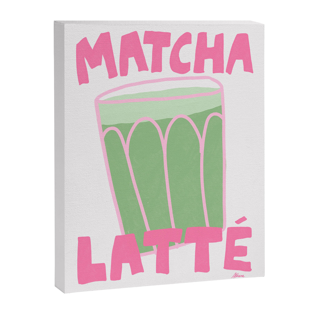 Matcha Latte Canvas Print Gallery Image 6