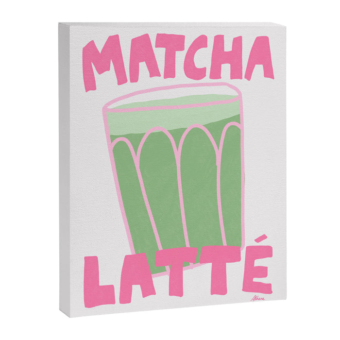 Matcha Latte Canvas Print Gallery Image 1