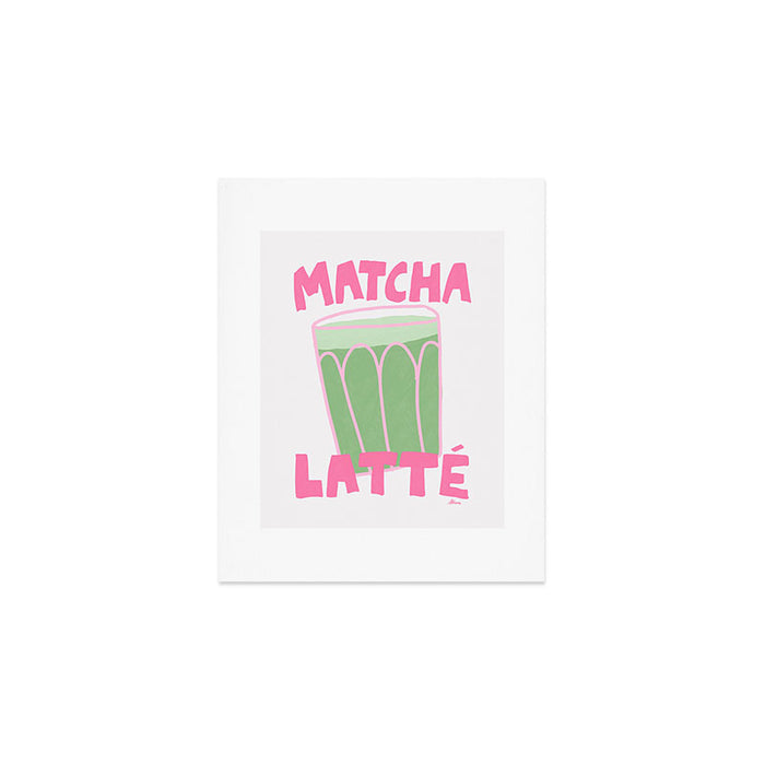 Matcha Latte Art Print Gallery Image 1