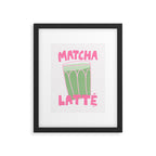 Matcha Latte Framed Art Print Gallery Image 5