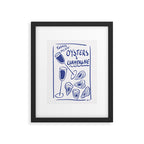 Oysters and Champagne - Coastal Art Framed Art Print Gallery Image 5
