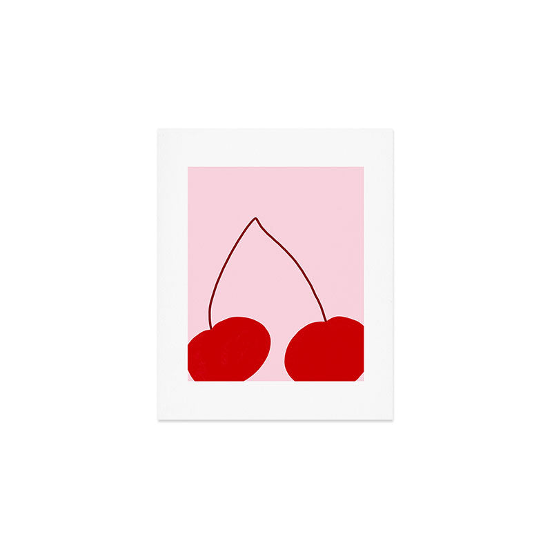 Red Cherries Art Print Gallery Image 1