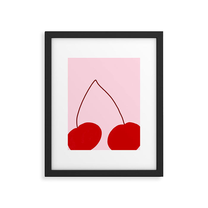 Red Cherries Framed Art Print Gallery Image 1