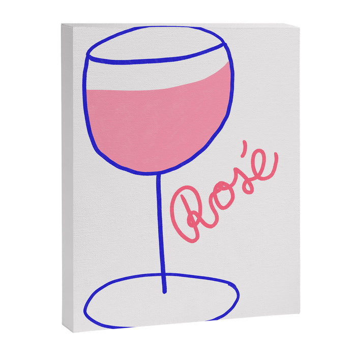 Rosé Wine Canvas Print Gallery Image 1