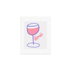 Rosé Wine Art Print Gallery Image 1
