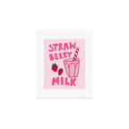 Strawberry Milk Art Print Gallery Image 1