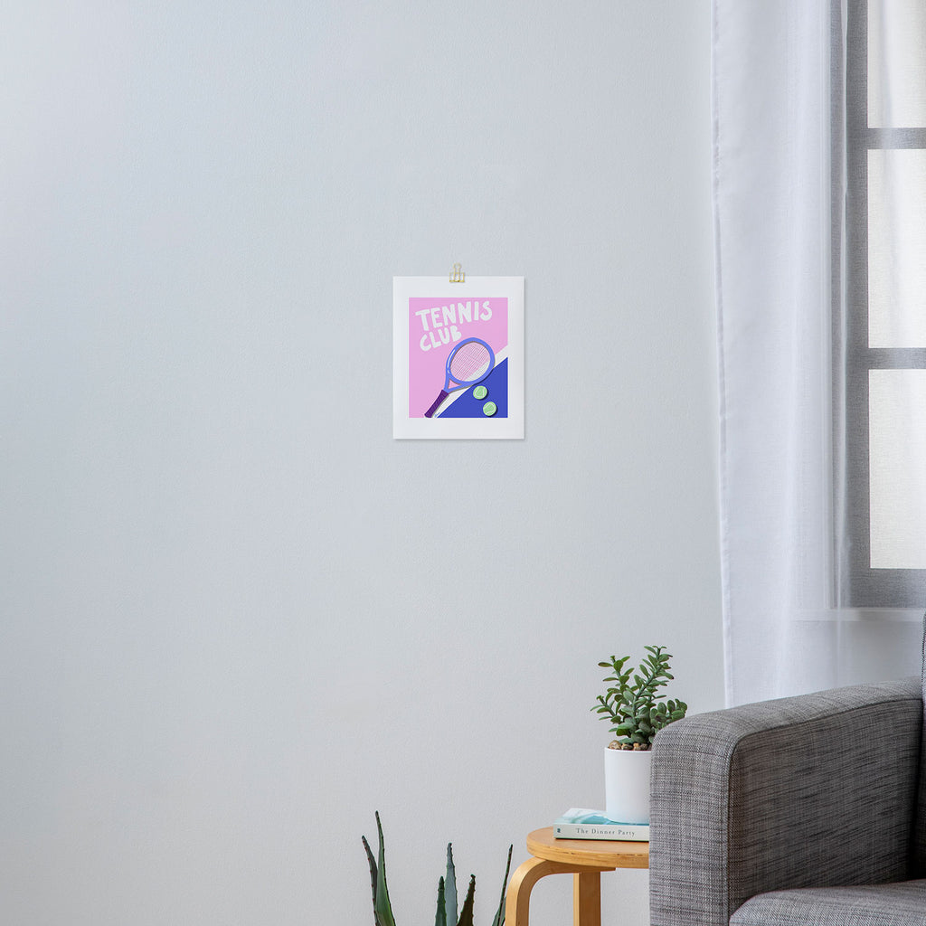 Tennis Club Art Print Gallery Image 3
