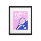 Tennis Club Framed Art Print Gallery Image 5