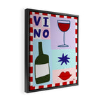 Vino Tinto Framed Canvas Print Gallery Image 2
