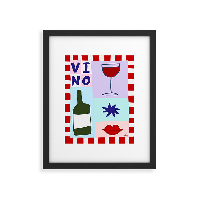 Vino Tinto Framed Art Print Gallery Image 5