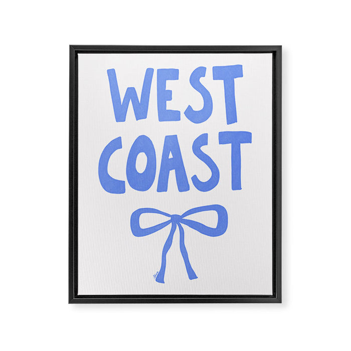 West Coast Framed Canvas Print Gallery Image 1