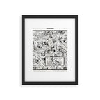 1932 Night-Club Map of Harlem, NY Centerfold from Manhattan Weekly by Elmer Simms Campbell Framed Art Print Gallery Image 6