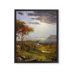Autumn & Rays of Sun in the Hudson River Valley by Jasper Francis Cropsey Framed Canvas Print Gallery Image 6