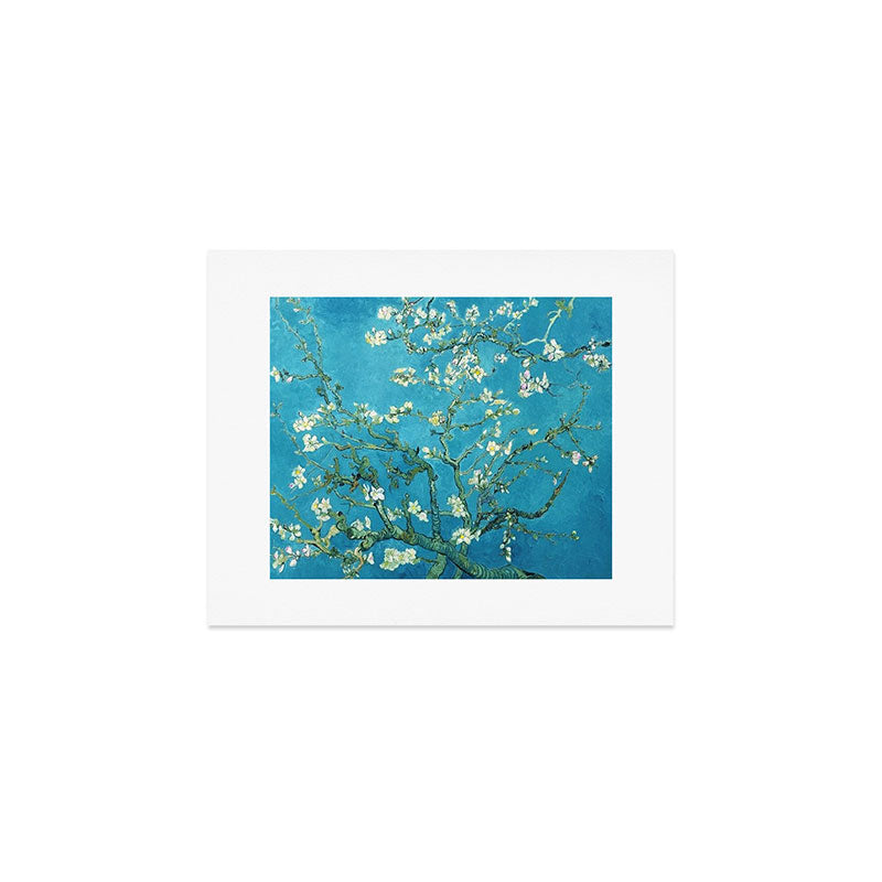 Vincent van Gogh Blossoming Almond Tree (Almond Blossoms) Light Blue Art Print Gallery Image 1