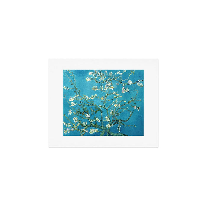Vincent van Gogh Blossoming Almond Tree (Almond Blossoms) Light Blue Art Print Gallery Image 1