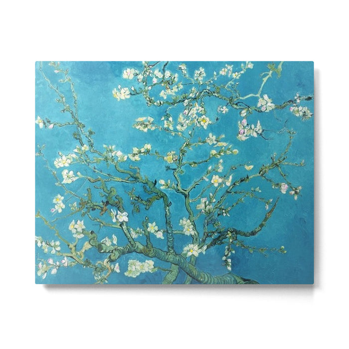 Vincent van Gogh Blossoming Almond Tree (Almond Blossoms) Light Blue Metal Print Gallery Image 1