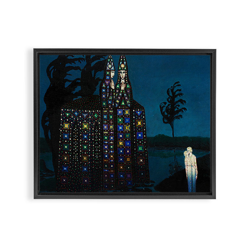 'Confirmation of Love,' Magical Realism Portrait Painting by BolesÅaw Biegas Framed Canvas Print Gallery Image 14