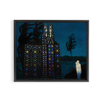 'Confirmation of Love,' Magical Realism Portrait Painting by BolesÅaw Biegas Framed Canvas Print Gallery Image 14
