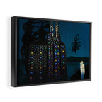 'Confirmation of Love,' Magical Realism Portrait Painting by BolesÅaw Biegas Framed Canvas Print Gallery Image 2