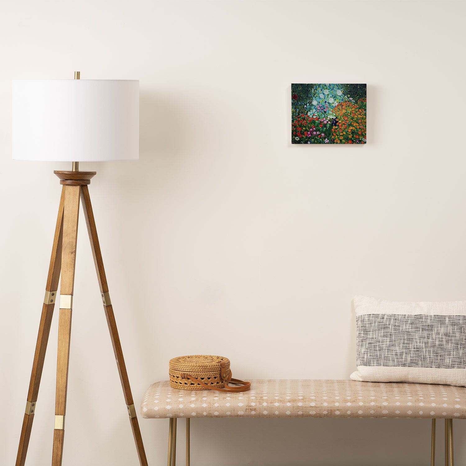 Flower Garden Riot of Colors by Gustav Klimt Canvas Print Gallery Image 2