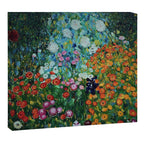 Flower Garden Riot of Colors by Gustav Klimt Canvas Print Gallery Image 3