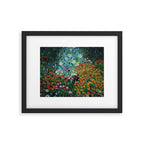 Flower Garden Riot of Colors by Gustav Klimt Framed Art Print Gallery Image 4