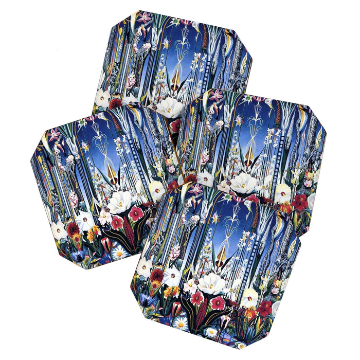 Flowers, Italy by Joseph Stella Coaster Gallery Image 1