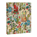 Frida's CoyoacÃ¡n Mexican Garden of Casa Azul Lush Tropical  floral painting Canvas Print Gallery Image 3
