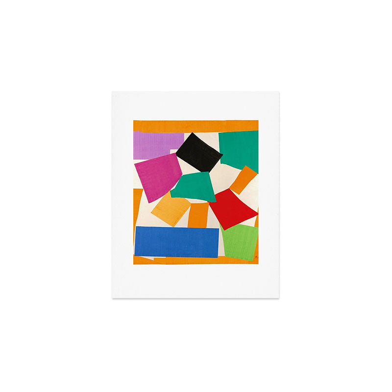 Henri Matisse - The Snail cut-out series portrait painting Art Print Gallery Image 1