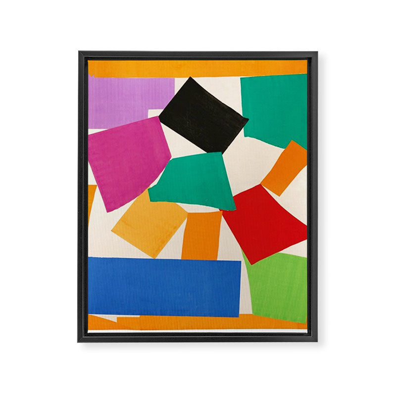 Henri Matisse - The Snail cut-out series portrait painting Framed Canvas Print Gallery Image 8