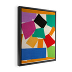 Henri Matisse - The Snail cut-out series portrait painting Framed Canvas Print Gallery Image 2