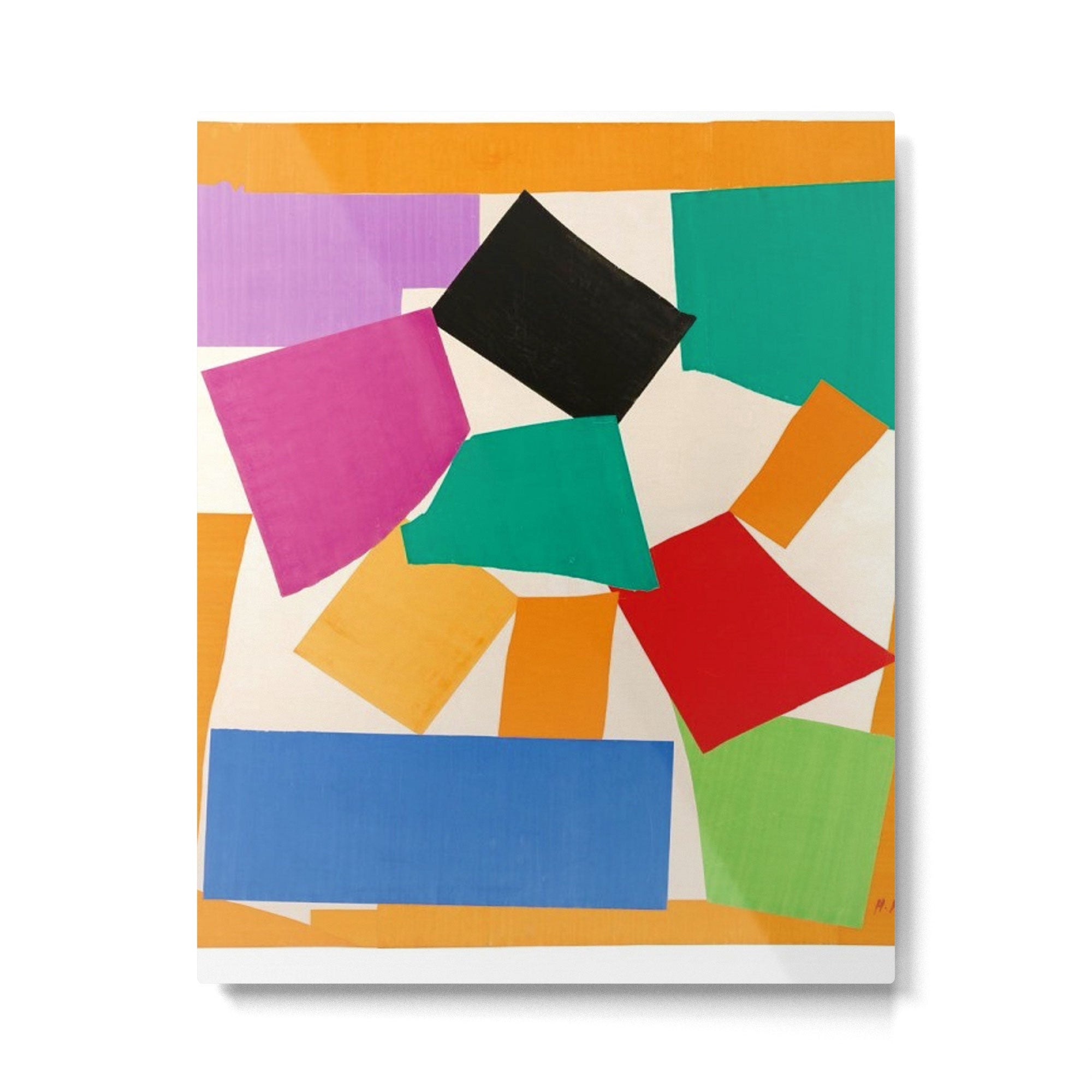 Henri Matisse - The Snail cut-out series portrait painting Metal Print Gallery Image 6